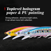 Leurre dur Honoreal Long Throw 90mm 29g Minnow Wobbler pour pêche en eau salée, Jerkbait, personnalisation par le fabricant d'articles de pêche