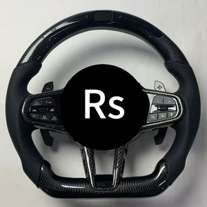 Volante Deportivo Personalizado <span class=keywords><strong>de</strong></span> Alta Calidad en Fibra <span class=keywords><strong>de</strong></span> Carbono con Palancas <span class=keywords><strong>de</strong></span> Cambio y Luces LED para BMW M3 M4 M5 M6 - Product Image 6
