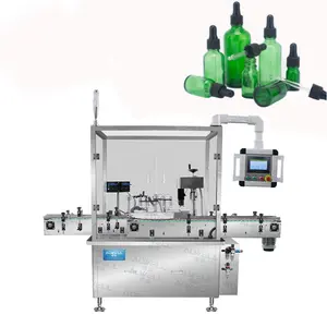 Small Bottling Essential Oil Machine Liquid Filling Machines For Cough Syrups Liner Capping Machine