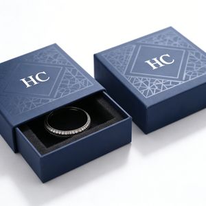 Caja de Pulseras Hecha a Mano, Caja de Regalo de Joyería de Lujo con Impresión Personalizada, Inserto de EVA Personalizado, Acabado con Logotipo Personalizado, Se Acepta OEM - Product Image 5