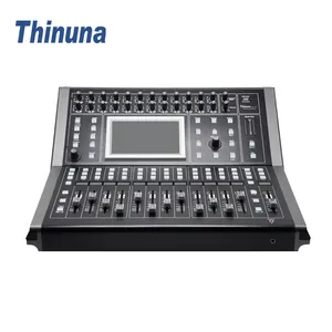 Thinuna MX-D24 24 kanal 7 inç profesyonel dj dokunmatik ekran verimli dijital konsol karıştırma ses mikseri