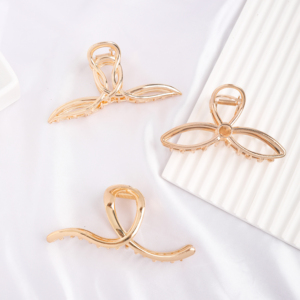 مشابك شعر معدنية عالية الجودة صديقة للبيئة من زوي، بتصميم أوروبي وأمريكي، مشابك شعر كبيرة 11 سم للاستخدام اليومي للنساء - Product Image 1