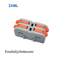 SPL-2MN 2 en 2 sorties fil universel sans vis rapide connexion de fil connecteur de câble terminal à sertir connecteurs de fil enfichables faciles