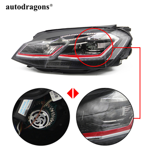 Autodragons - Bombilla de Xenón HID de Alta Calidad para Automóviles, Golf 7 Golf 7.5, Faro Delantero LED Dinámico de Xenón para Golf MK7 - Product Image 2