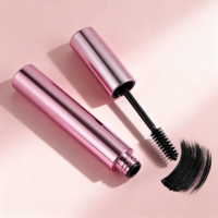 Emballage cosmétique écologique en aluminium coloré pour mascara, nouveau design, tube de mascara de 10 ml avec applicateur à brosse riche, en stock