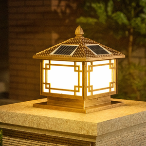 Borne lumineuse LED E27 en aluminium étanche pour l'extérieur avec télécommande 2W 3W IP65 - Product Image 2