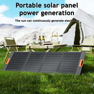 <b>Foldable</b> <b>Solar</b> <b>Panel</b> 200W Monocrystalline ETFE Black IP65 Outdoor Power Supply for RV Emergency Use - Product Image 2