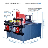 Machine à barres multifonctionnelle homologuée CE 3 en 1 pour le traitement du cuivre et de l'aluminium |   Machine de poinçonnage et de pliage CNC pour appareillage de commutation