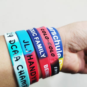 Сбор средств силиконовые браслеты, поддержка вашего дела. Пользовательские цвета и отпечатанное сообщение. Доступный инструмент осведомленности. - Product Image 3