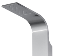 Cartouche de robinet mélangeur en acier inoxydable LANO, prix usine, vente en gros, pour panneau de douche avec double poignée, jets de pluie et de massage
