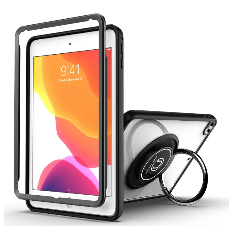 Werkseitig stoß fester Schutz mit Ring Metall Ständer Halter Fall für Apple Ipad Mini 6 Fall 8,3 Zoll