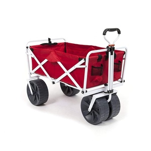 XH1007 Carro de jardín plegado Carro de mano plegable de rueda grande para acampar Uso de jardín de playa al aire libre - Product Image 4