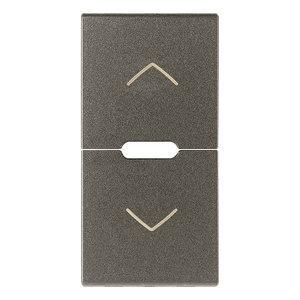 Metal Arrow Symbol Wall <b>Switch</b> Plate 4.44 In Length 2.23 In Width 0.67 In Height Dual Key Design - Product Image 1