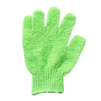 Fünf finger Badhandschuhe Haushalt Dusche Handtuch Peeling Körperwäsche Kinder Haushalt Versorgung elastisch wischen Rücken Bade reinigungshandschuh