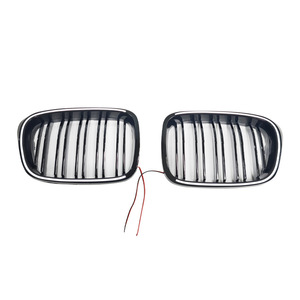 กระจังหน้า BMW E39 แบบ Dual Line LED ปี 97-03 สำหรับซีรีย์ 5 พร้อมไฟส่องสว่าง - Product Image 2