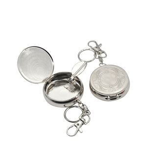 AP Creative Custom Mini Pocket <strong>Ashtray</strong> Smokeless Metal <strong>Portable</strong> Pocket <strong>Ashtray</strong> <strong>Bag</strong> Keychain <strong>Ashtray</strong> <strong>Bag</strong> - Product Image 5