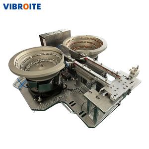 Alimentatore Vibrante Automatico a Doppia Vasca in Acciaio Inox 304/316 con Due Binari - Product Image 1