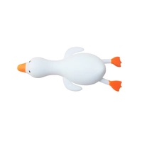 Jouet de décompression en TPR en forme de canard ou de cygne, extensible, anti-stress, avec remplissage de sable à mémoire de forme