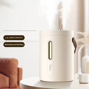 Humidificador de Vapor Frío Blanco de 2.5L sin Filtro, Silencioso de 26dB, con Luz Nocturna y Difusor de Aceites Esenciales - Product Image 3