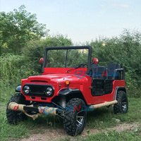 Buggy rouge le plus populaire 350cc 4x4 essence/électrique Véhicule tout-terrain pour adulte Go Cart Dune Buggy Mini jeep Car à vendre