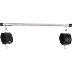 Manette in Pelle con Barra Divaricatrice in Acciaio, Giocattoli BDSM per Coppie, Accessori Fetish per Adulti - Product Image 6