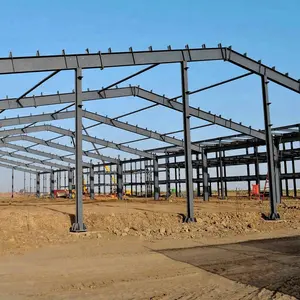 Melhor preço Estrutura de aço para armazém de galpões de metal pré-fabricados, estrutura de estrutura para oficina de construção, para venda