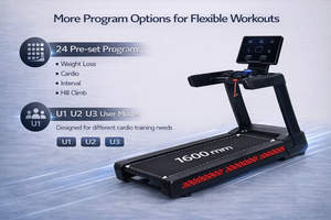 Cinta de correr para entrenamiento cardiovascular al por mayor de fábrica para gimnasios, sistema de absorción de impactos, alta capacidad de peso, embalaje personalizado, logotipo. - Product Image 3