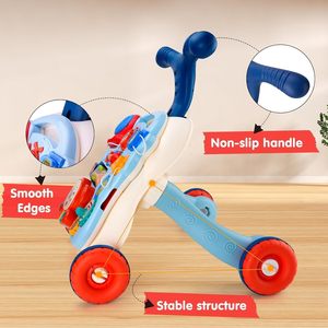 Juguete Andador Multifuncional 4 en 1 para Bebés, Juguete Educativo Temprano con Música y Mesa de Estudio - Product Image 4