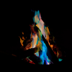 Poudres de flamme colorées Magic Fire pour le camping, les feux de camp, la création d'ambiance en cas de survie en plein air, colorant pour les flammes - Product Image 2