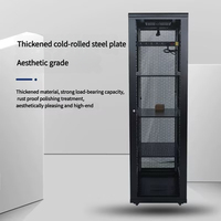 Armoire de serveur réseau au sol 19 pouces de haute qualité, multi-tailles 12U-42U, en stock, pour centre de données - Vente chaude
