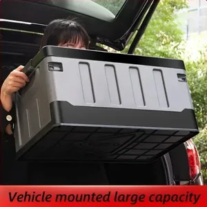 Caja de Almacenamiento <span class=keywords><strong>Plegable</strong></span> Multiusos, Impermeable, Rectangular, de Plástico, para Maletero de Coche, Camping, Cocina al Aire Libre - Product Image 4