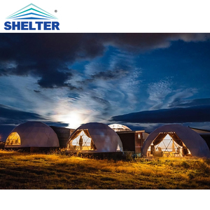 Dôme géodésique en PVC imperméable pour l'extérieur, hôtel préfabriqué de <span class=keywords><strong>luxe</strong></span>, maison de villégiature, camping, <span class=keywords><strong>kit</strong></span> de dôme géodésique, tentes de glamping à vendre - Product Image 6