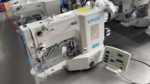 เครื่องเย็บผ้าอุตสาหกรรมระบบปุ่ม QK-430D ความเร็วสูง ระบบอิเล็กทรอนิกส์ สำหรับเย็บตะเข็บบาร์แทค - Product Image 2
