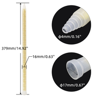 F-S1332S embouts de mélangeur statiques jetables, buses de mélange en plastique, tube de mélange en plastique, mélangeur en plastique