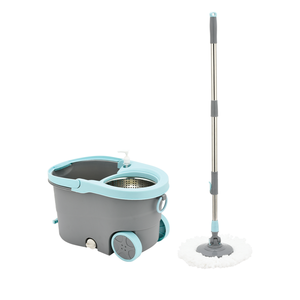 Hot Sale Spin <b>Mop</b> and Bucket Set with Wringer Stainless Steel Handle Microfiber Floor <b>Cleaning</b> System Household <b>Cleaning</b> Tools - Product Image 2
