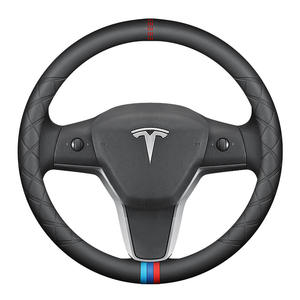 <span class=keywords><strong>Funda</strong></span> para <span class=keywords><strong>Volante</strong></span> Tesla, Nuevo Modelo 3, Modelo Y, <span class=keywords><strong>Funda</strong></span> de Cuero para <span class=keywords><strong>Volante</strong></span>, OLIVER - Product Image 5