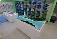 Modèle 3D miniature d'éclairage LED fait main en acrylique sur mesure à l'échelle architecturale professionnelle, solution de planification urbaine moderne