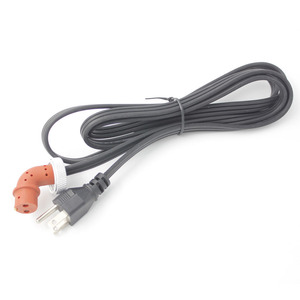 10A 13A สายไฟฟ้ากระแสสลับ<span class=keywords><strong>3</strong></span>ขา6Ft 10Ft สีดำพร้อมปลั๊กสำหรับเครื่องทำความร้อนบล็อกเครื่องยนต์250V สายไฟ10A - Product Image 5