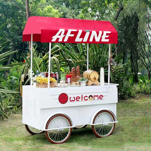Carrito <span class=keywords><strong>de</strong></span> Comida Plegable, <span class=keywords><strong>Puesto</strong></span> <span class=keywords><strong>de</strong></span> Comida Móvil para Salchichas Horneadas, Helados y Aperitivos, <span class=keywords><strong>Venta</strong></span> Directa <span class=keywords><strong>de</strong></span> Fábrica - Product Image 2