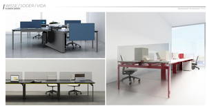 Nhà máy 4 6 8 <span class=keywords><strong>12</strong></span> người máy trạm bàn văn phòng với tủ lưu trữ Ergonomic Ghế văn phòng đồ nội thất văn phòng bàn gỗ - Product Image 5