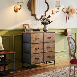Vente en gros Armoire à jouets en <span class=keywords><strong>plastique</strong></span> à <span class=keywords><strong>6</strong></span> <span class=keywords><strong>tiroirs</strong></span> <span class=keywords><strong>tour</strong></span> multifonction en tissu non tissé pour enfants armoire de rangement dans le salon - Product Image 4