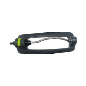 PECKER Rotating Spike Oscillating Gray/Green Garden <b>Sprinkler</b> with Metal Base for Outdoor Lawn <b>Watering</b> - Product Image 4