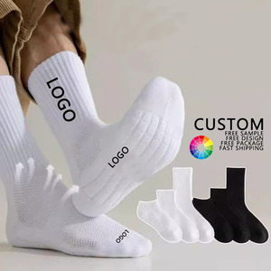 यूनिसेक्स कस्टम संपीड़न कपास खेल मोजे युवा एथलेटिक लोगो के चालक दल कढ़ाई टेनिस ओम डिजाइनर के ढेर - Product Image 1