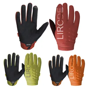 Custom Non Slip Full Finger Touch Screen Motor MTB Bicycle Racing Biker Gloves Motorcycle Motocross Gloves