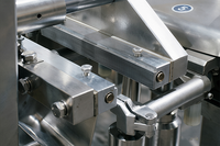 Machine de remplissage et de scellage automatique pour sachets préformés, doypacks et pochettes liquides (jus, boissons)