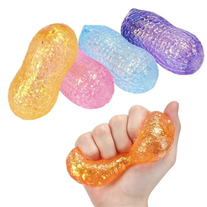 ของเล่นบีบ JO TOYS รุ่นโปรโมชั่น น่ารัก รูปถั่วลิสงเคลือบกลิตเตอร์ ทำจากวัสดุ TPR สีสันสดใส ช่วยผ่อนคลายความเครียด เหมาะสำหรับเด็กอายุ 5-7 ปี - Product Image 5