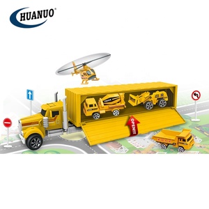Promozionale regalo dei capretti auto in metallo mini lega modello di auto giocattolo con street e case - Product Image 4