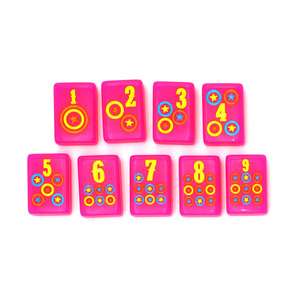 Tessere di Mahjong di Lusso Rosa Brillante a Tema Texas, Stivali da Cowboy Americani in Acrilico Inciso UV per Intrattenimento e Giochi da Tavolo - Product Image 4