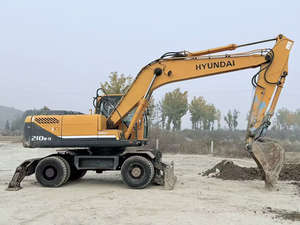 Excavadora de ruedas Hyundai 210W-9 altamente eficiente 90% nueva excelente capacidad operativa Cummins Motor gran oferta Corea Nacional IV - Product Image 3