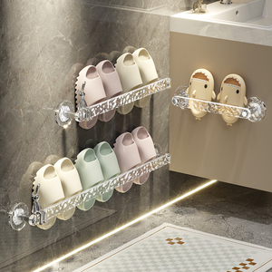 Hot Sale High Quality <b>Wall</b> <b>Mounted</b> <b>Shoes</b> Organizer bar Rack Nail Free Behind Door Bathroom <b>Shoes</b> <b>Storage</b> Rack - Product Image 6